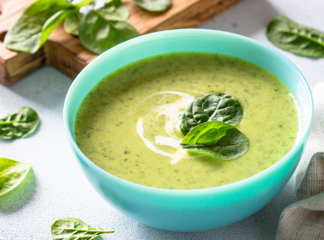 Gezonde Green Goddess Groentesoep - recept van The Spice Club