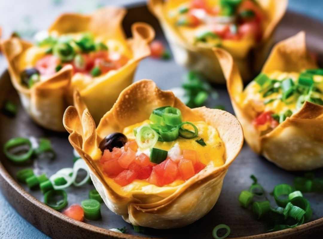 Super Snelle Ei Tortilla Cups - recept van The Spice Club