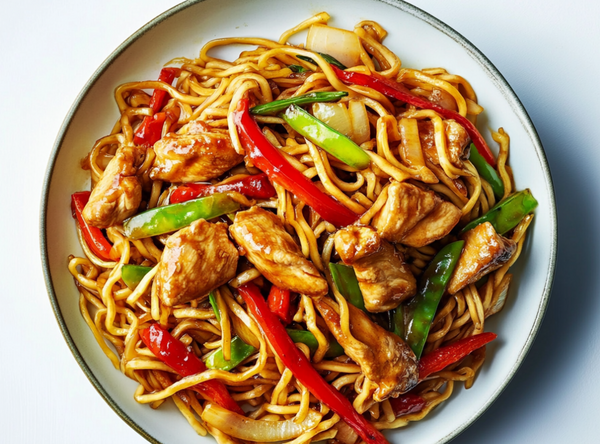 Chow Mein Noodles Met Kip - recept van The Spice Club