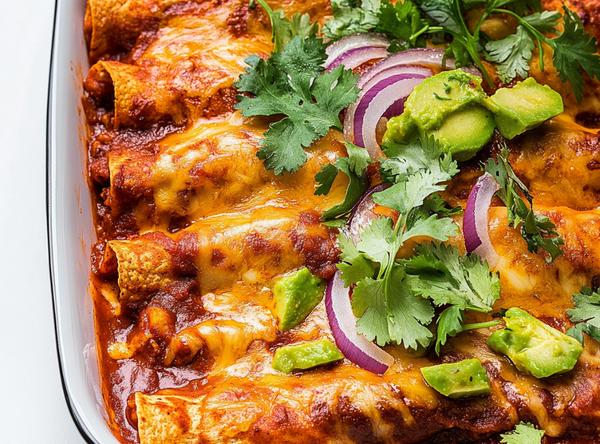 Enchiladas met pulled chicken - recept van The Spice Club