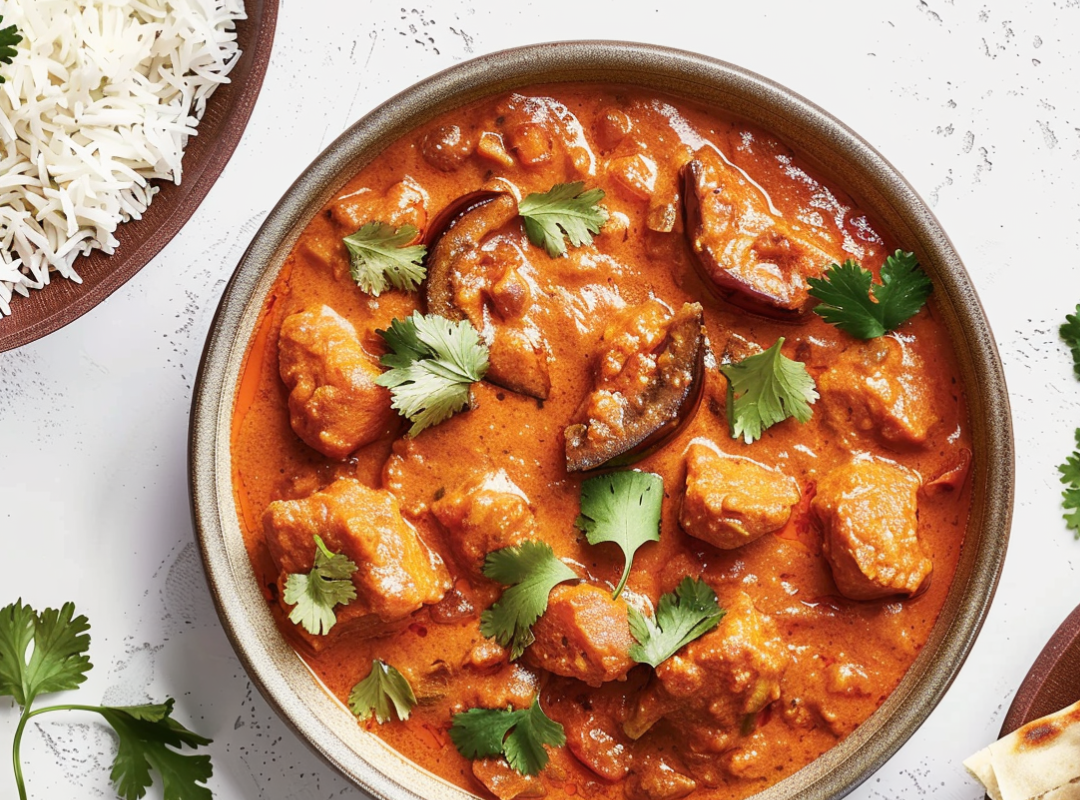 Tikka Massala met Aubergine - recept van The Spice Club