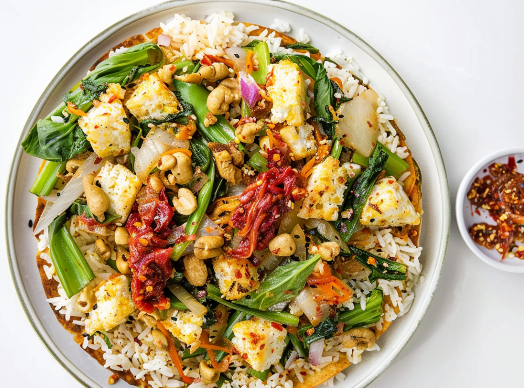Crunchy Fried Rice met Kimchi & Pak Soi - recept van The Spice Club