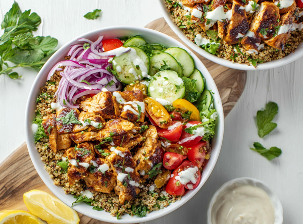 Kip Shoarma Quinoa Bowl - recept van The Spice Club