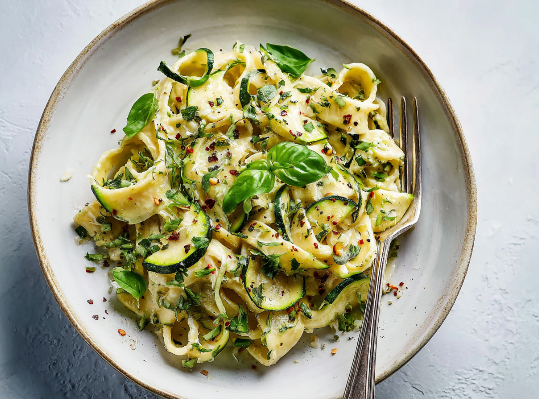 1-pan The Spice Club Courgette Pasta - recept van The Spice Club