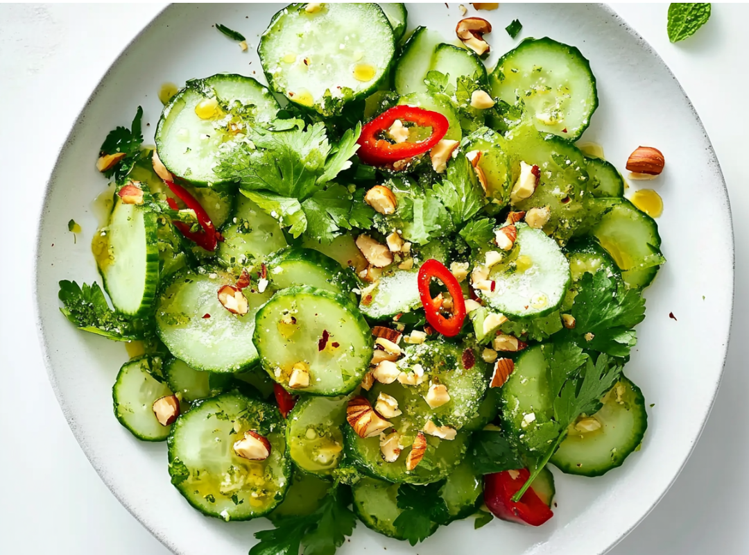 Pittige Thaise Komkommersalade - recept van The Spice Club