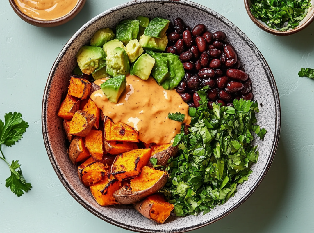 Tex Mex Bowl met Cashew Saus - recept van The Spice Club
