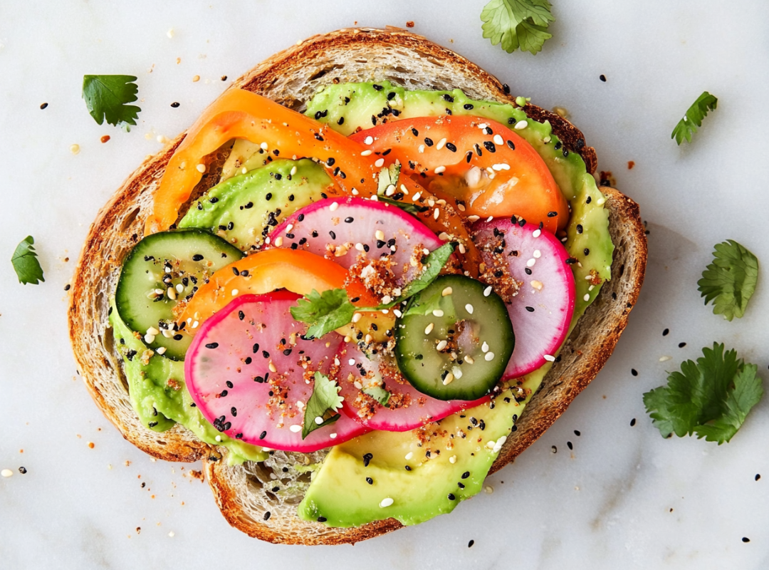 Banh Mi avocado toast - recept van The Spice Club
