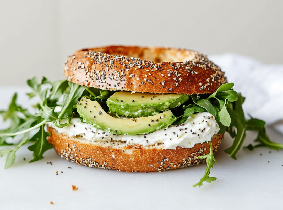 Everything Bagel Roomkaas Sandwich - recept van The Spice Club