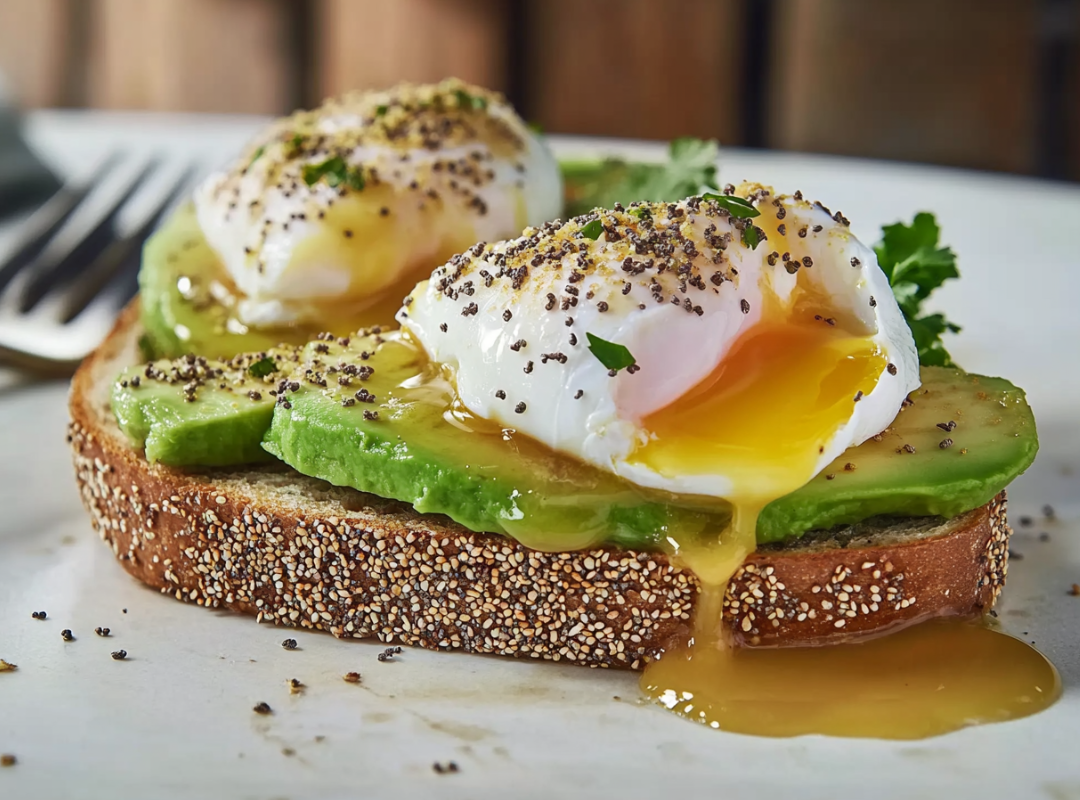 Avocado toast met gepocheerd ei - recept van The Spice Club
