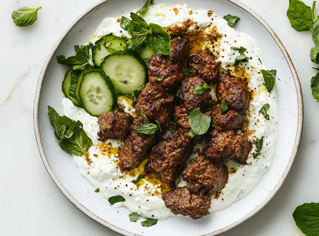 Beef Shoarma met Yoghurtdressing - recept van The Spice Club