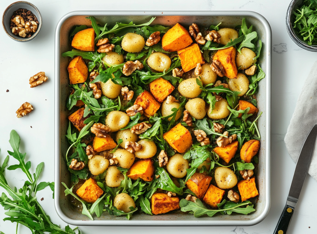 Gnocchi Traybake & Pompoen