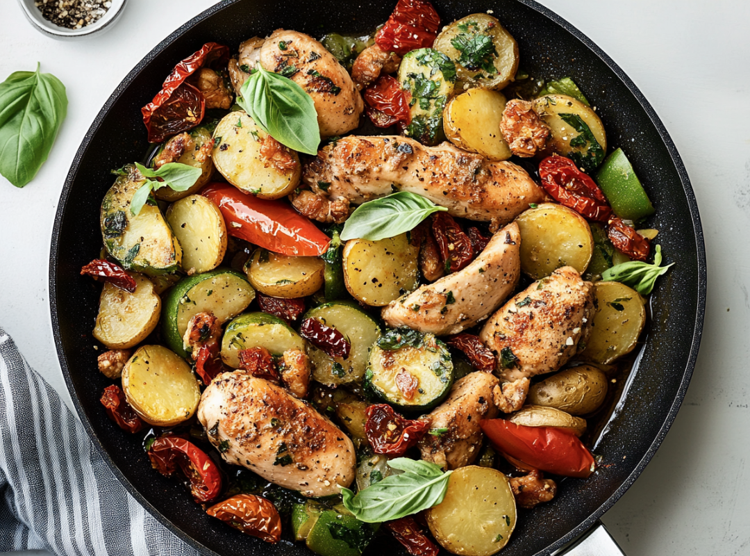 Franse krieltjes met kip & courgette - recept van The Spice Club