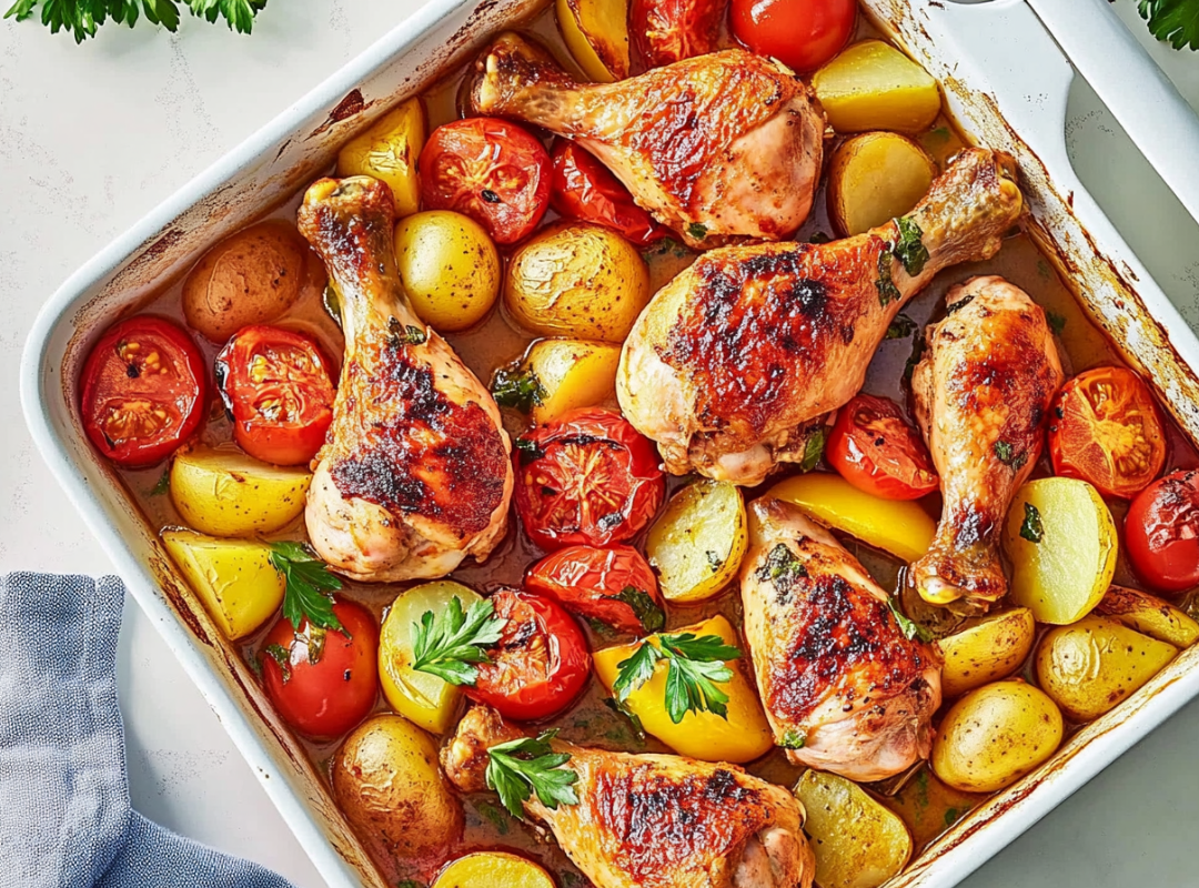 Piri Piri Kip met Aardappeltjes en Tomaat - recept van The Spice Club