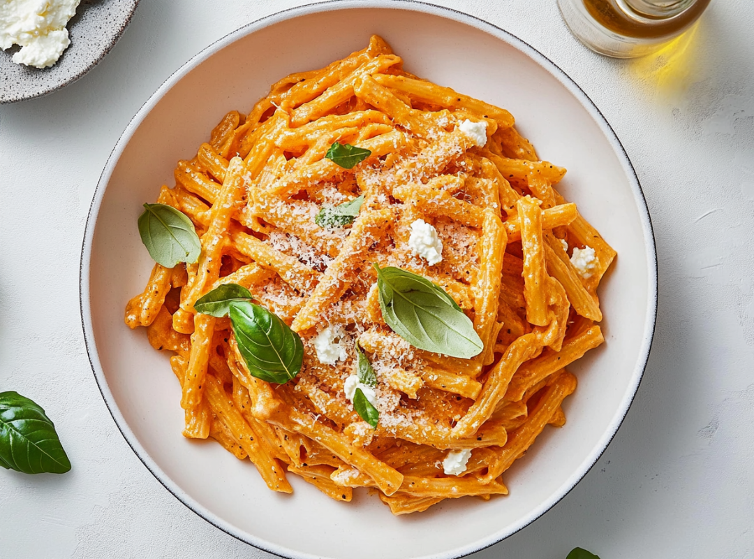 Pasta Alla Vodka met Ricotta - recept van The Spice Club