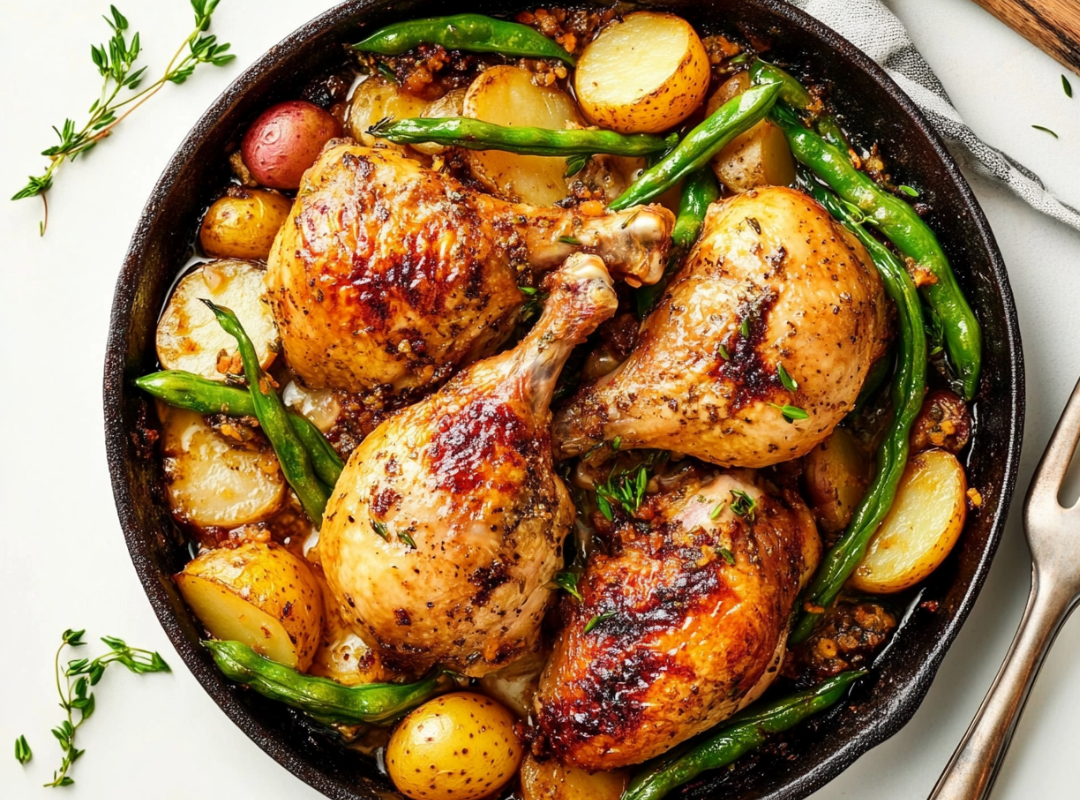 Franse Kip met Krieltjes & Haricot Verts - recept van The Spice Club
