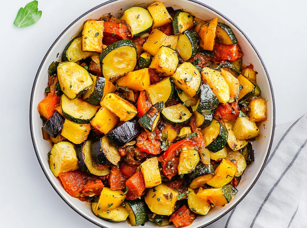 Pompoen Ratatouille met Courgette & Paprika - recept van The Spice Club
