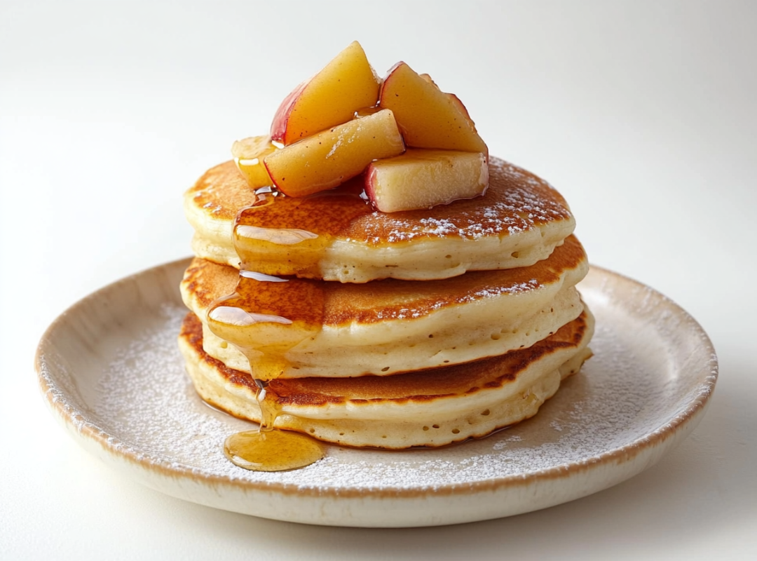 Gezonde Banaan & Appel Spelt pannenkoeken - recept van The Spice Club