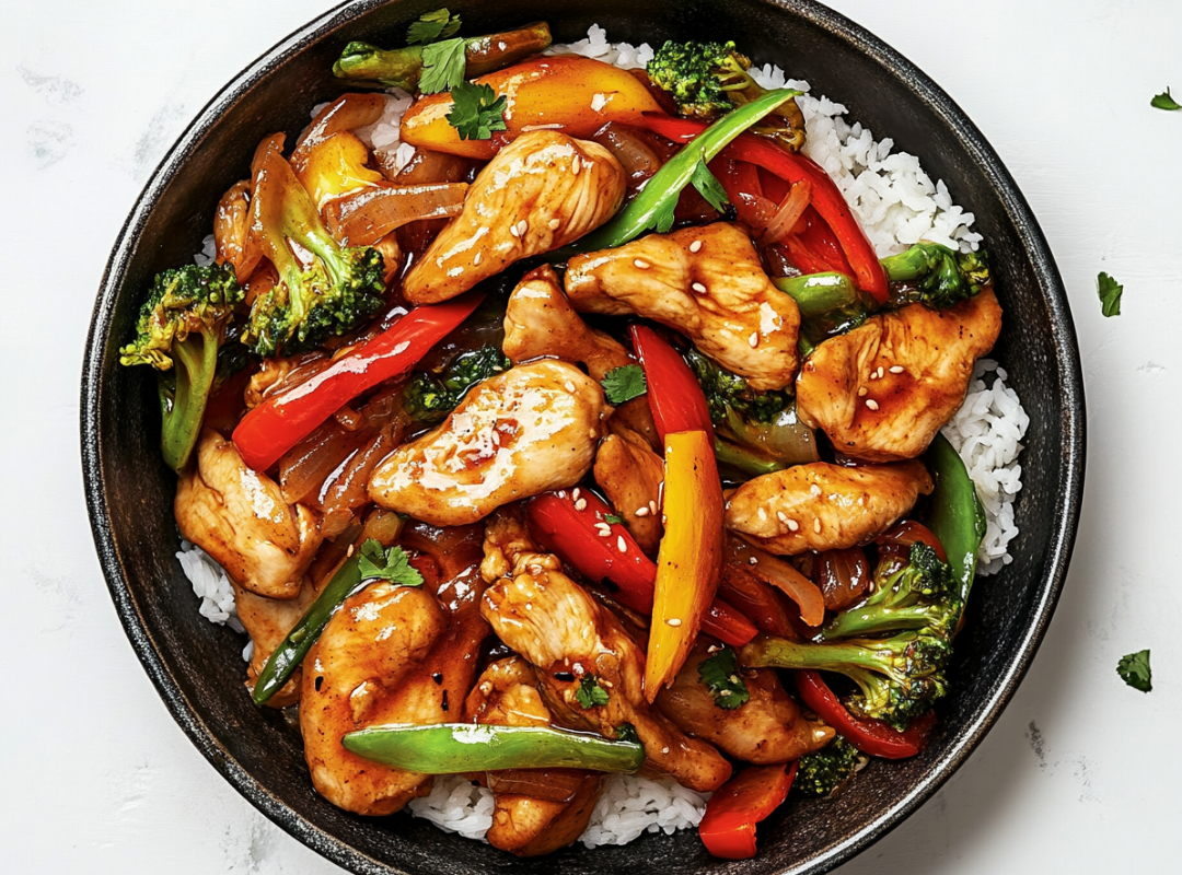 Kip (Stir Fry) Roerbak schotel - recept van The Spice Club
