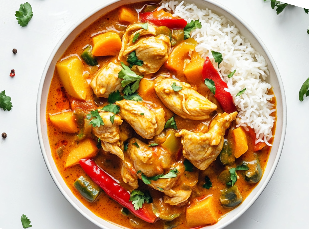 Kip Kerrie met Pompoen - recept van The Spice Club