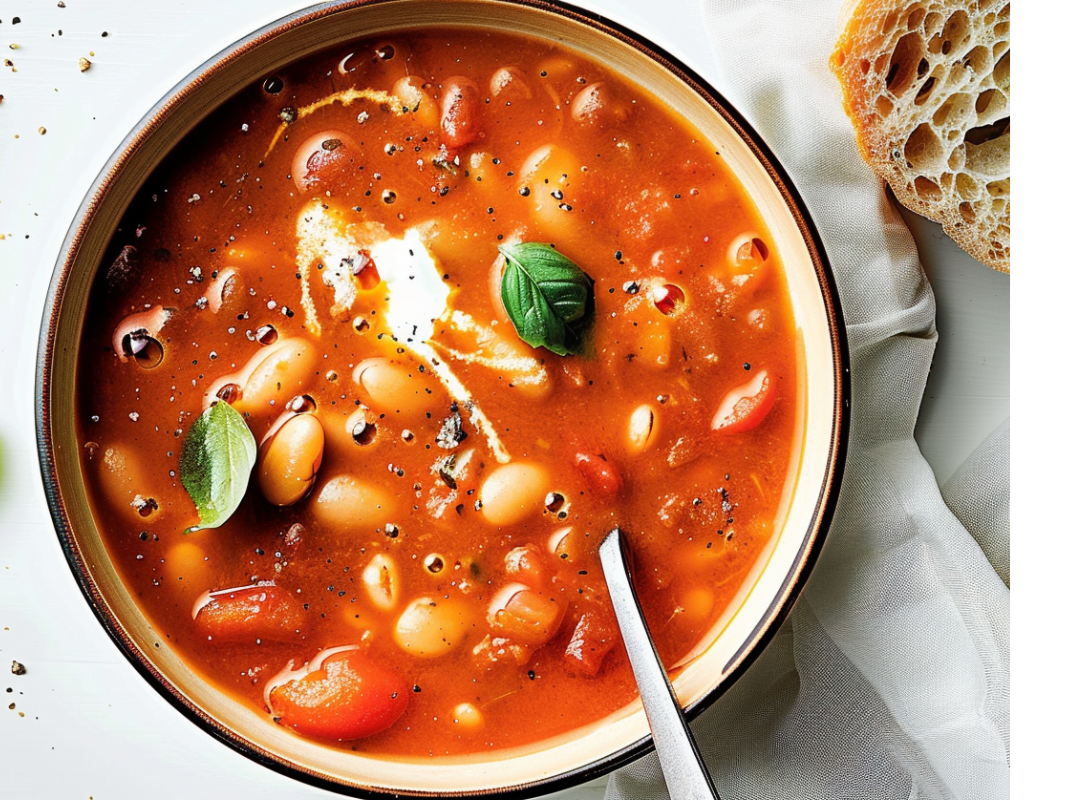 Geroosterde tomaat & paprikasoep - recept van The Spice Club