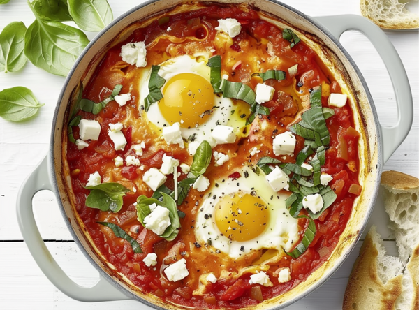 Shakshuka met Feta & Spinazie - recept van The Spice Club