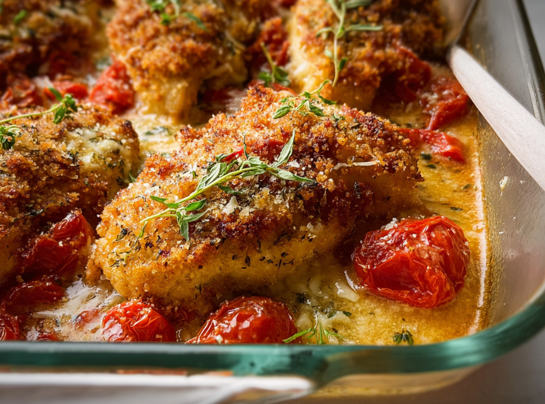 Italiaanse Kip uit de Oven met Tomaat en Parmezaan - recept van The Spice Club