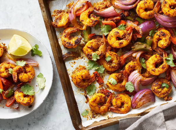 Ovenschaal Garnalen Tikka - recept van The Spice Club
