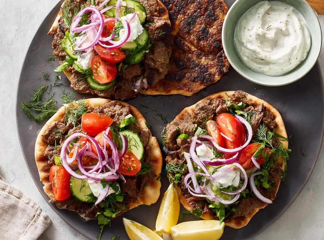 Shoarma Pita’s uit de Oven