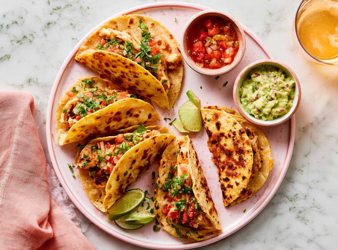 Krokante Kip Taco's uit de Pan
