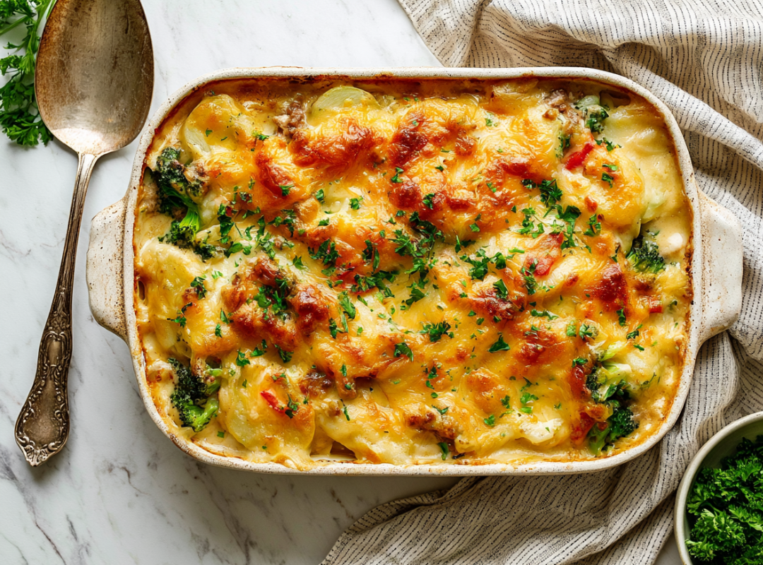Broccoli Ovenschotel met Gehakt en Aardappel
