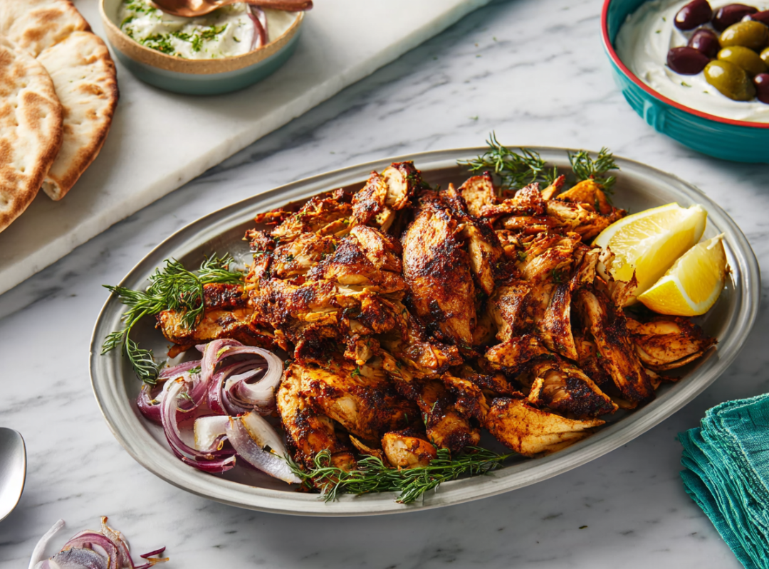 Oven Kip Shoarma met Citroen en Knoflook - recept van The Spice Club