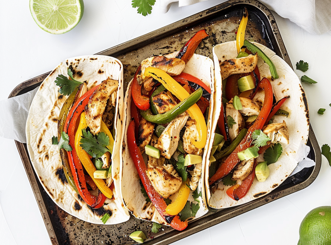 Kip Fajitas Bakplaat Editie - recept van The Spice Club