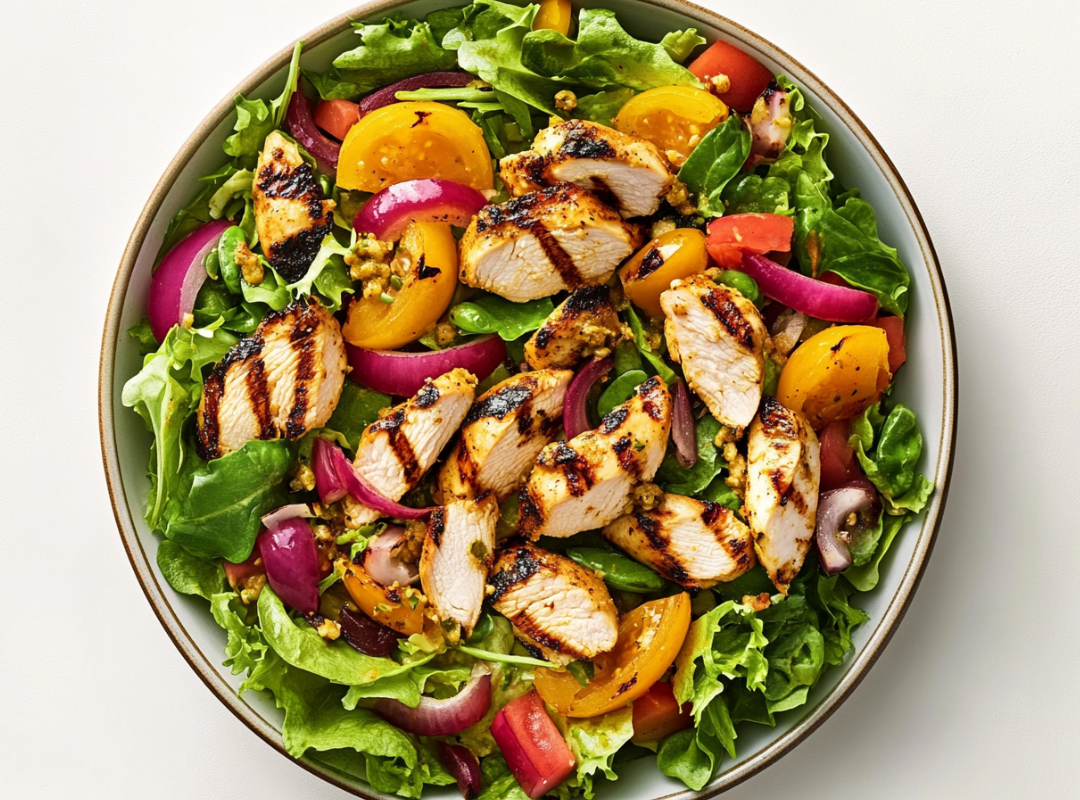 Gegrilde kip curry salade - recept van The Spice Club
