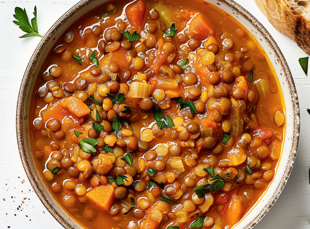 1-pans linzen stoof - recept van The Spice Club