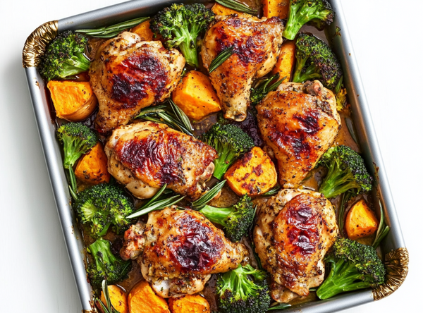 Piri-piri kip met gestampte zoete aardappelen & broccoli - recept van The Spice Club