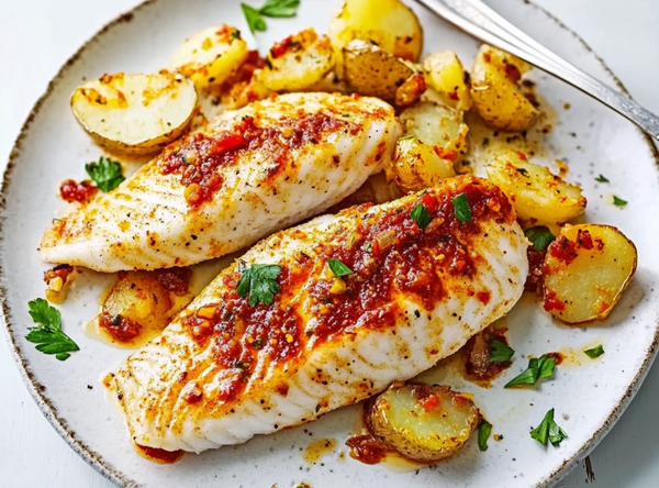 Piri Piri Tilapia met Aardappeltjes - recept van The Spice Club