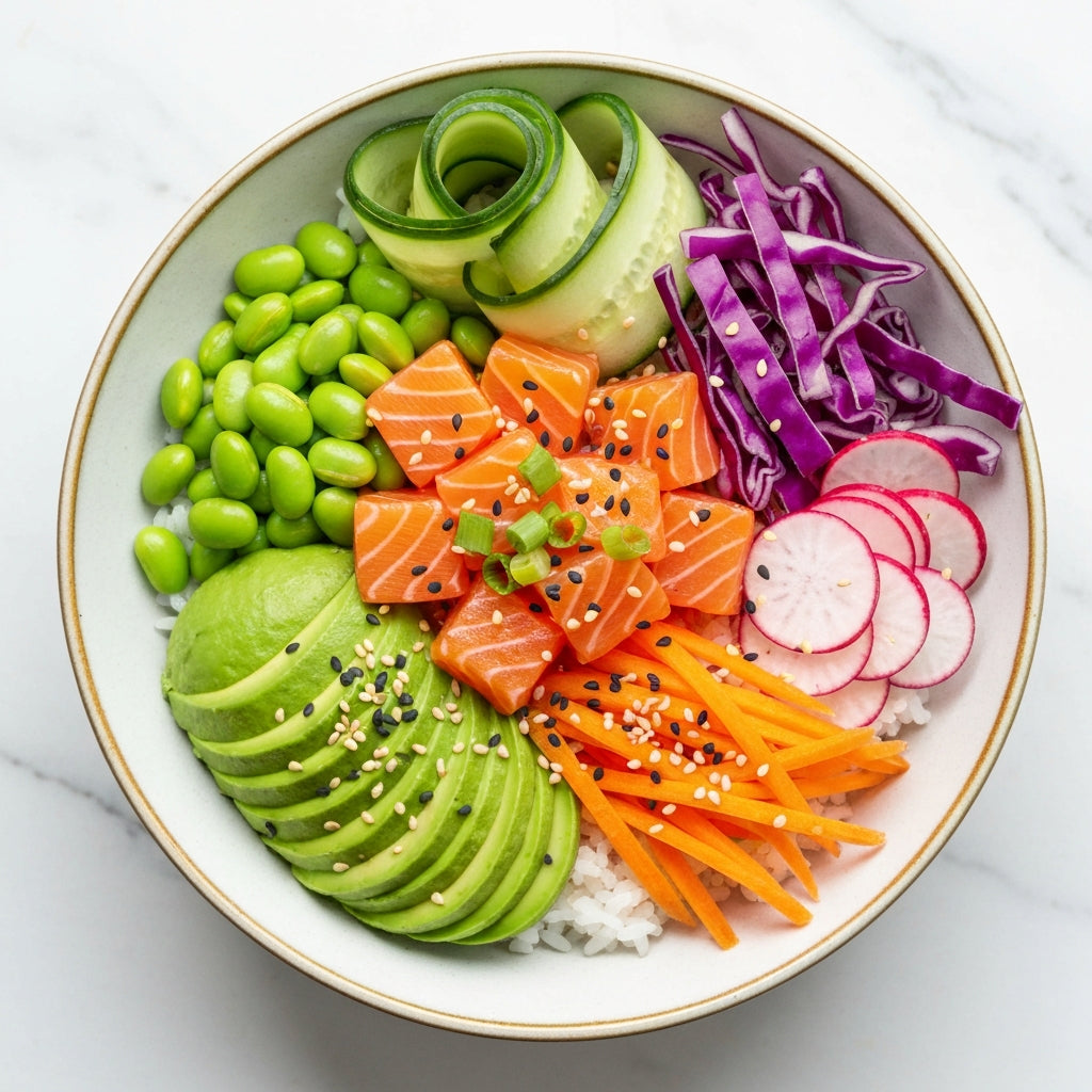 Gezonde poke bowl thuis maken