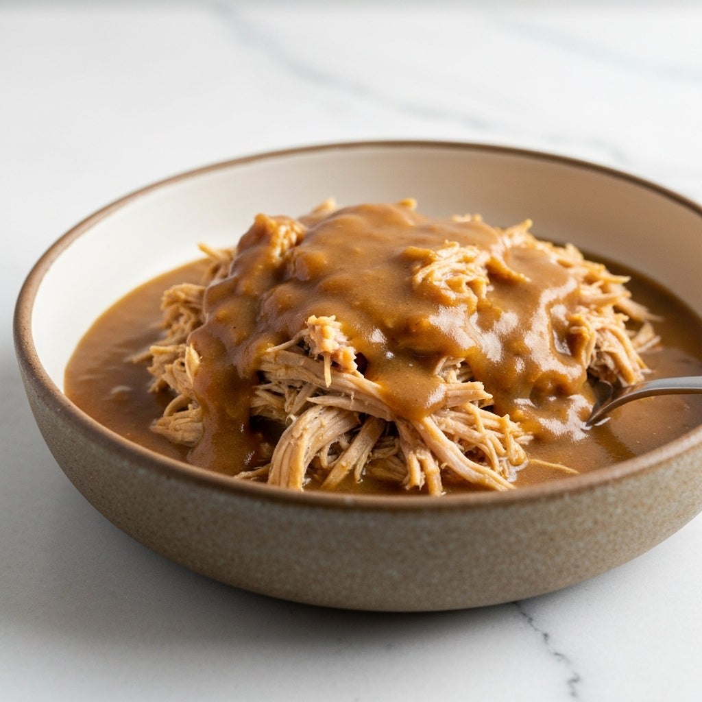 Pulled Chicken uit de Slowcooker - Zonder Pakjes
