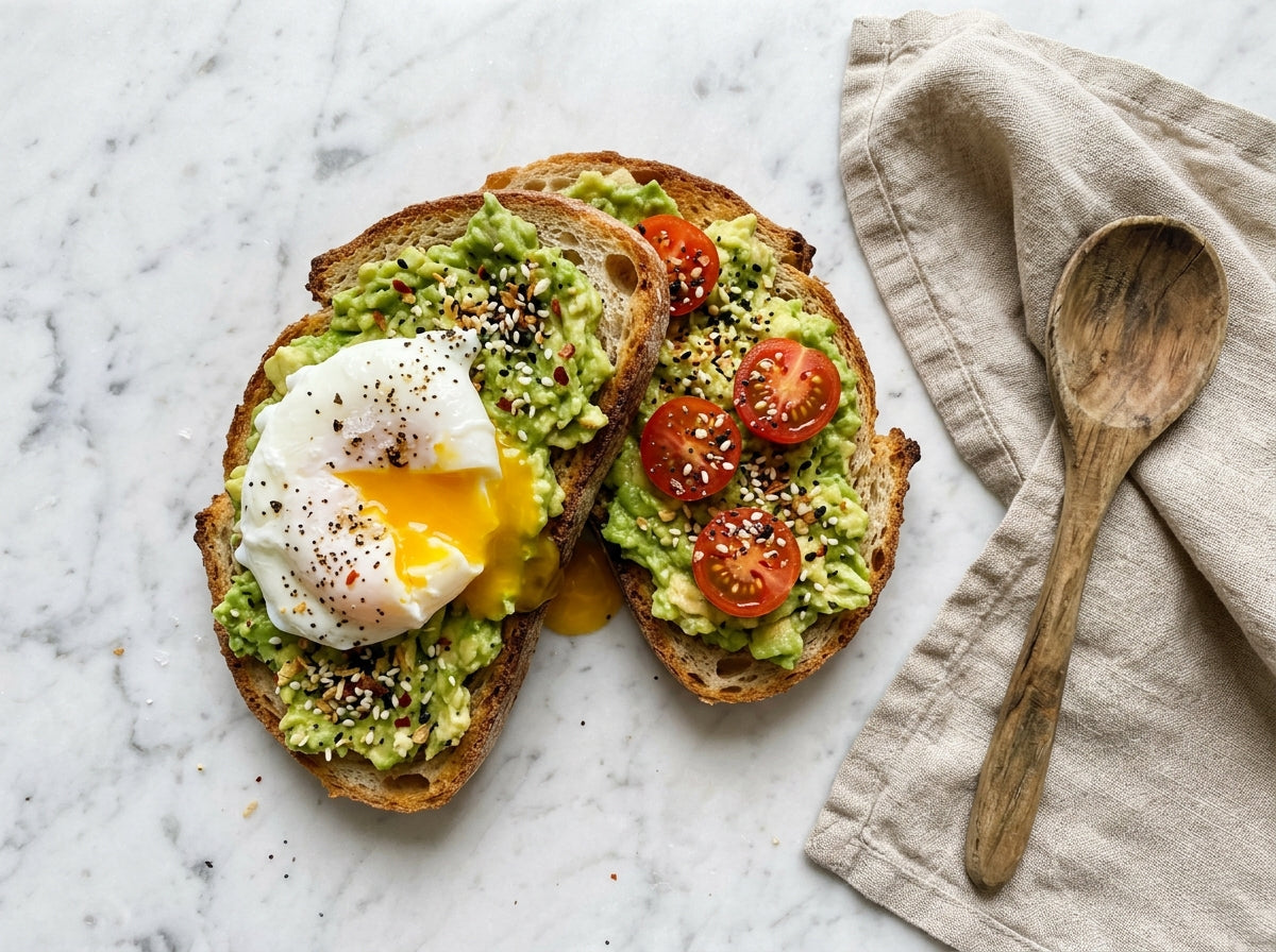 Avocado Toast met Everything Bagel Topping — Gezond Ontbijt in 5 Minuten - recept van The Spice Club