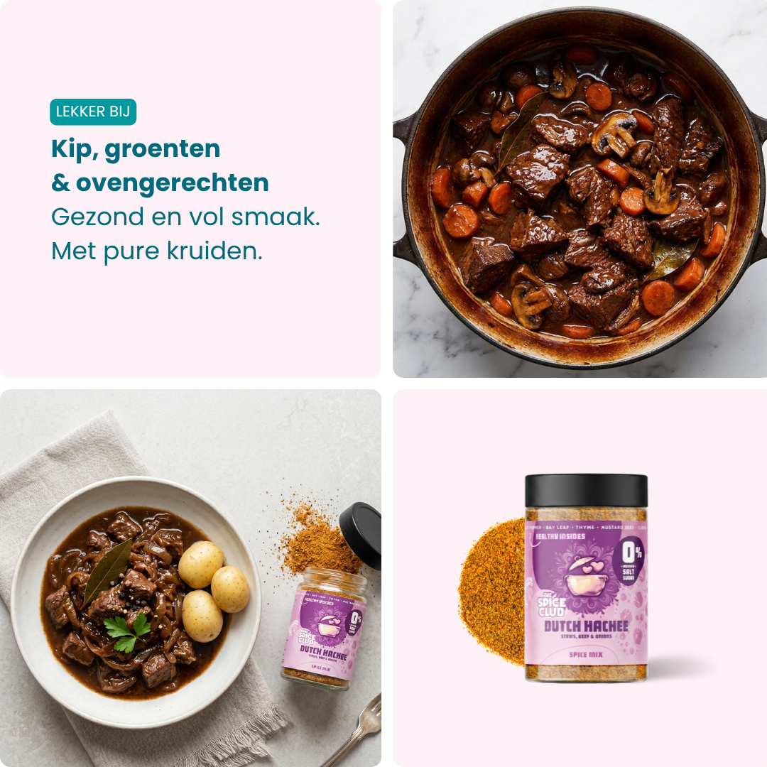 Hachee & Stoofvlees Mix - ingrediënten en specerijen