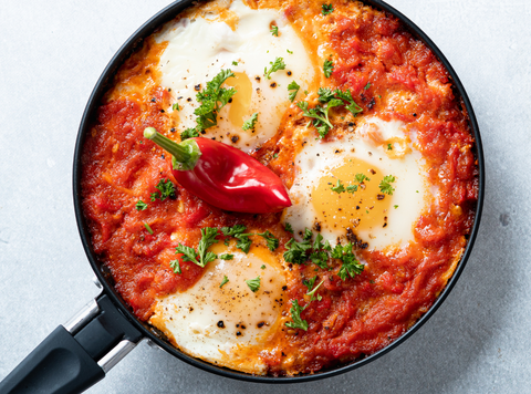 Spicy Shakshuka with Chorizo