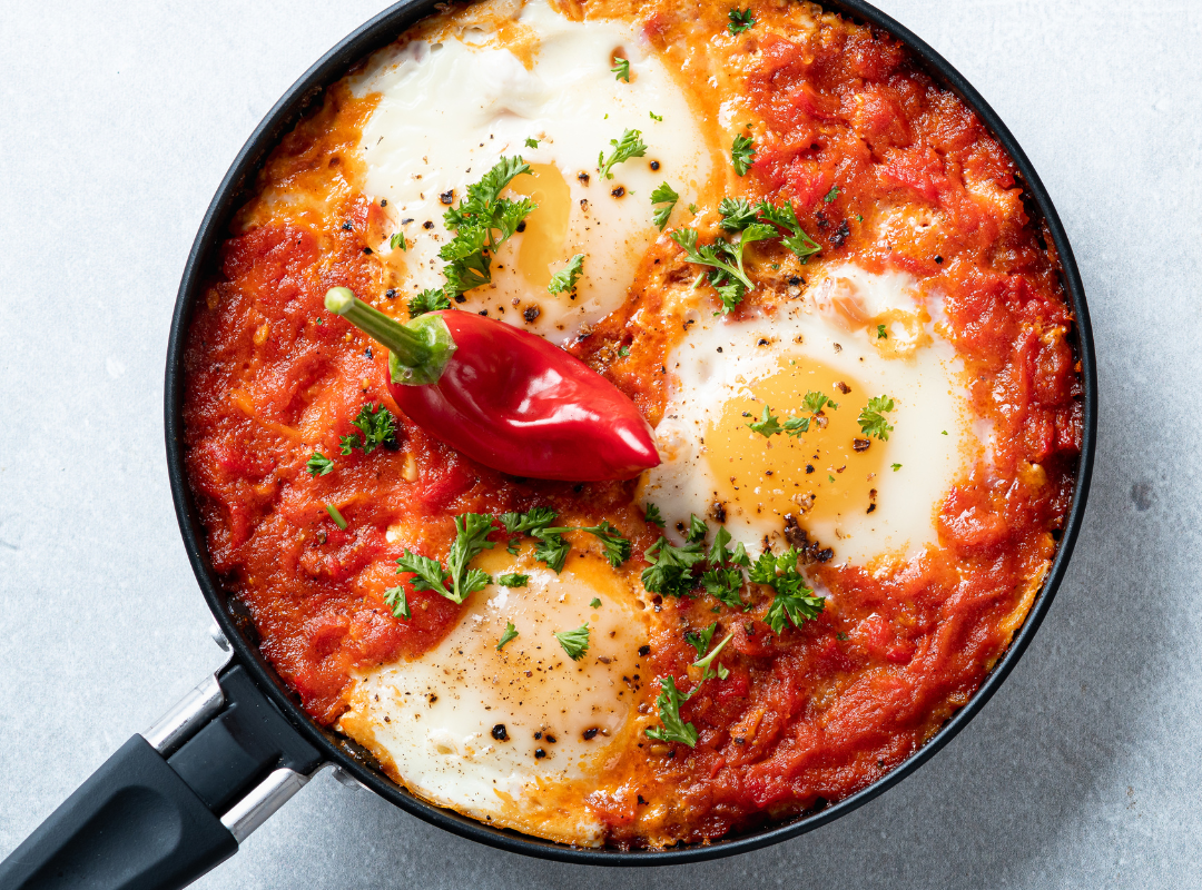 Spicy Shakshuka met Chorizo