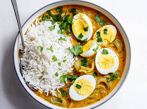 Ei-Kokos masala curry - recept van The Spice Club