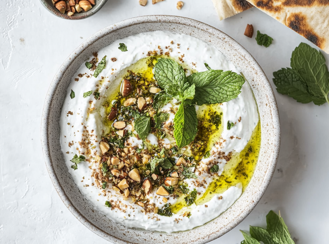 Frisse Za'atar Dip met Pita