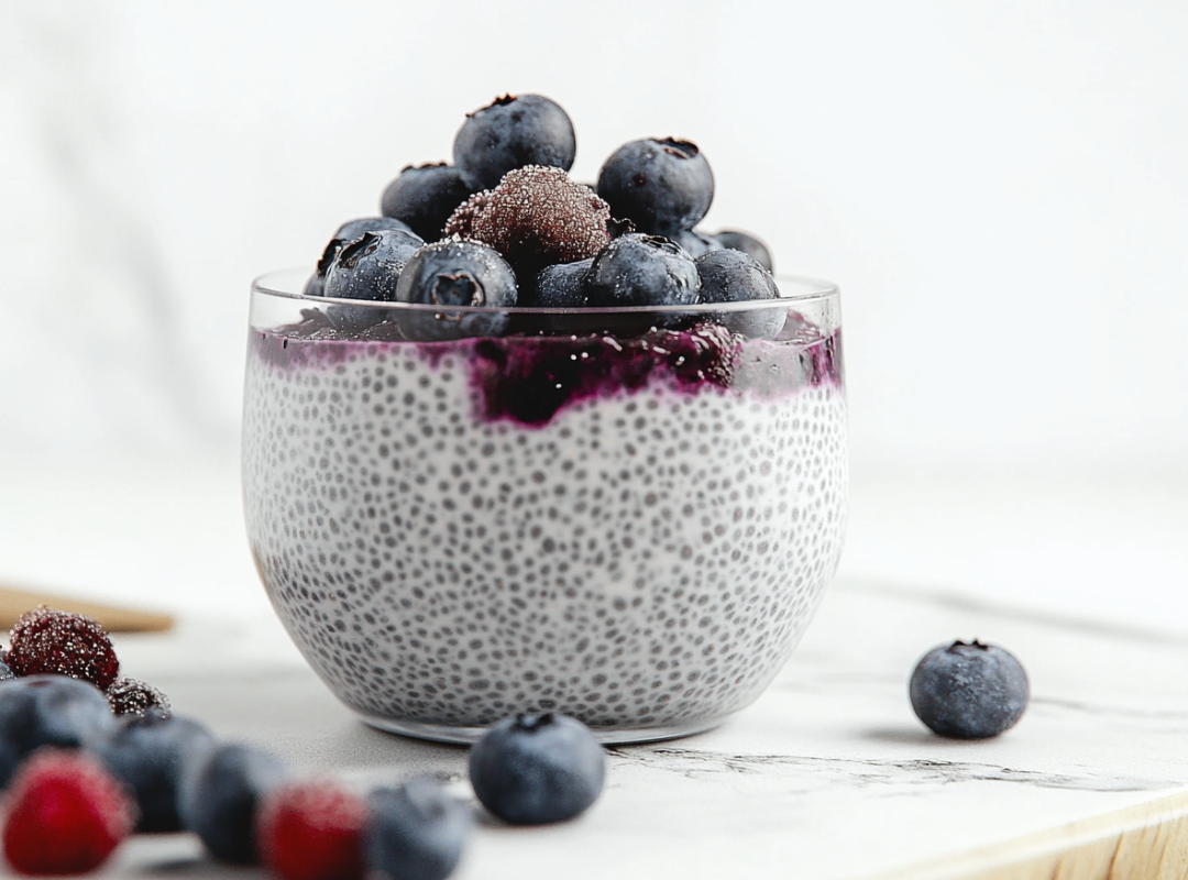 Berry Glow Chia Pudding