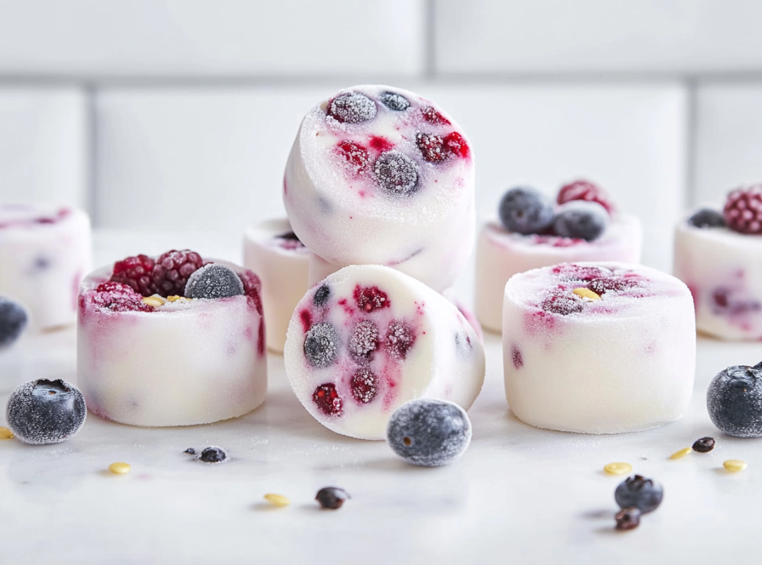 Berry Glow Frozen Yogurt Bites