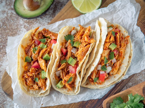 Healthy chicken tortillas