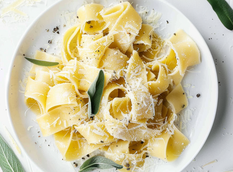 Pasta with Sage & Parmesan