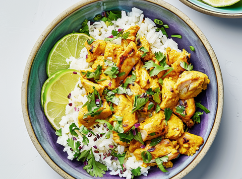 Rice bowl with chicken