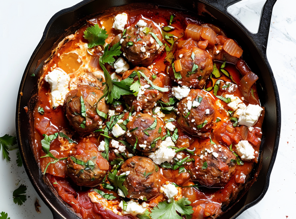 Shakshuka met Gehaktballetjes - recept van The Spice Club